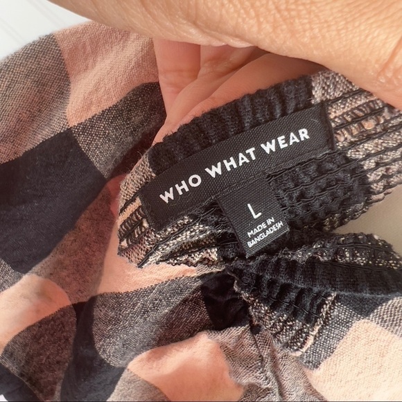 Who What Wear Ruffled smock Tank Top Size Large - Picture 6 of 9